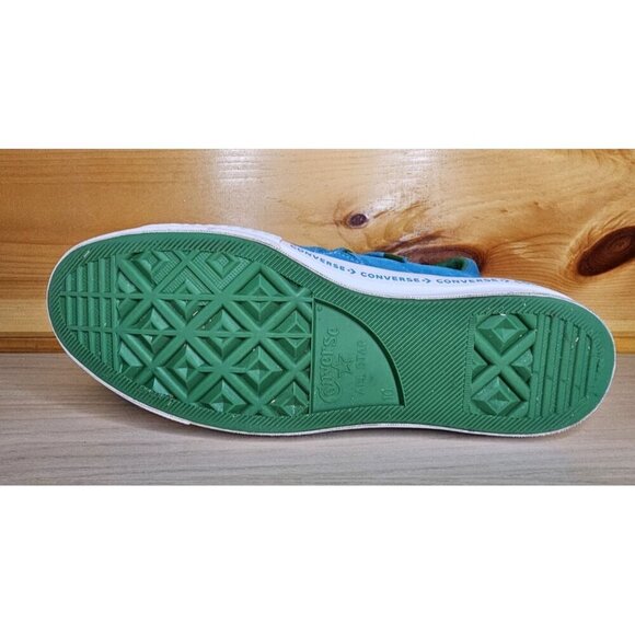 Converse One Star Low Top Pinstripe Unisex Size Men’s 10 Women’s 12 Green Teal - Picture 13 of 16
